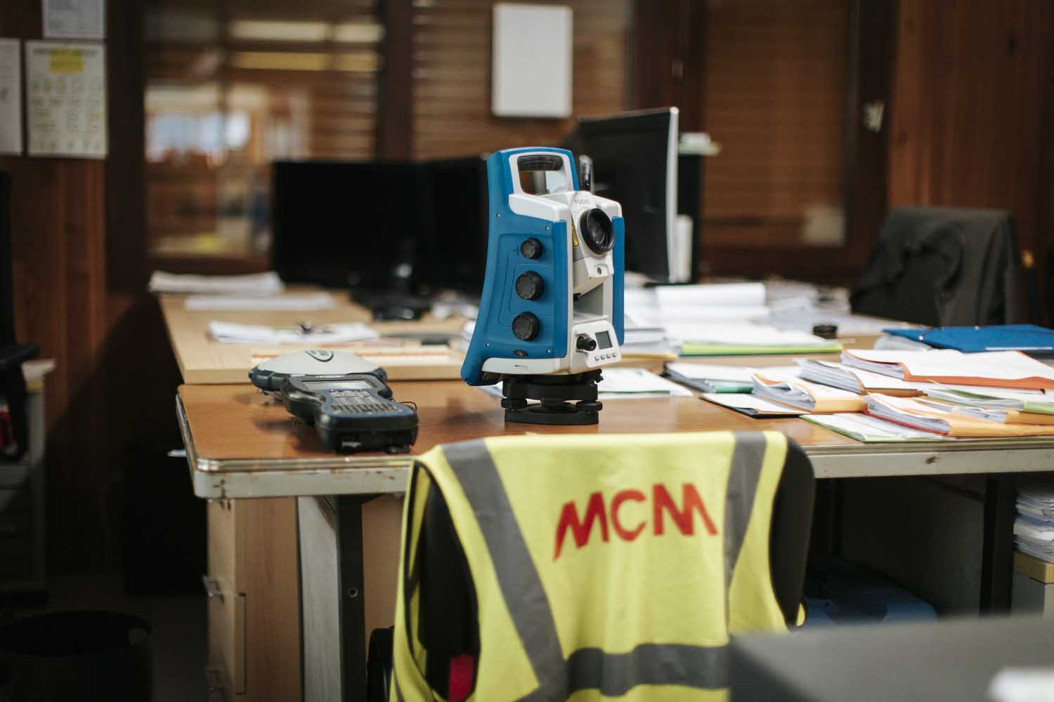 Photo du bureau d'études de la société MCM TP à Thonon-les-Bains