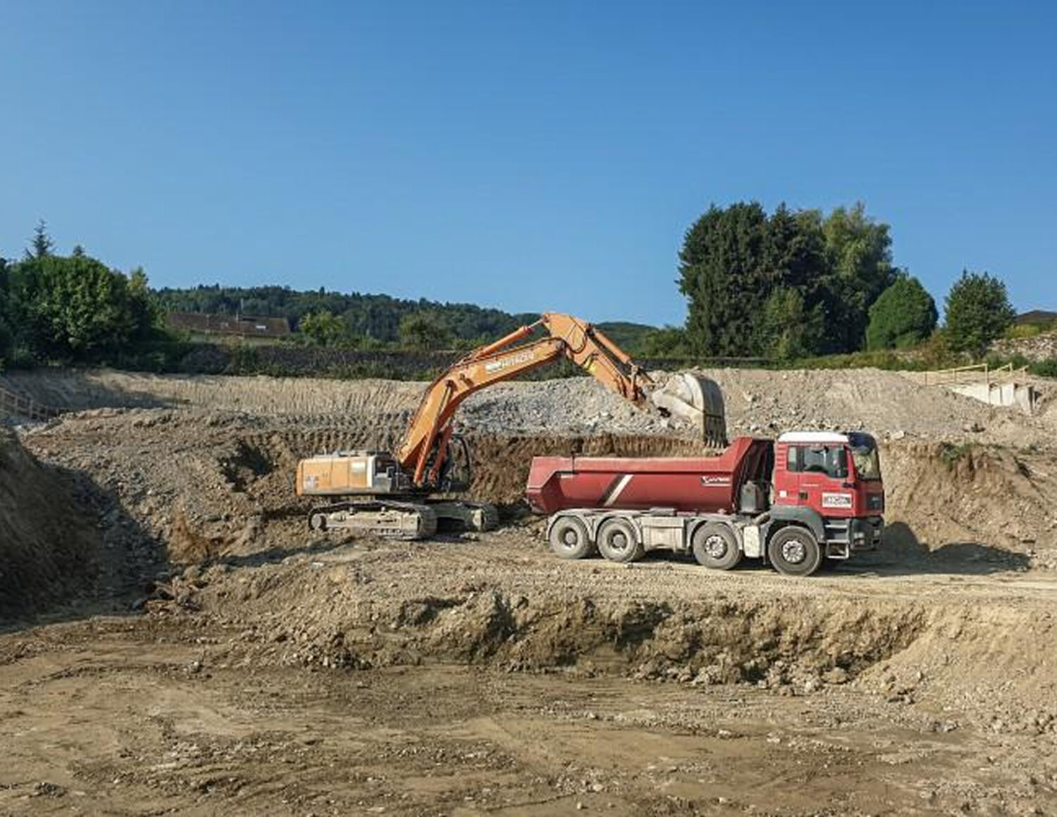 Photo d'un chantier de terrassement - MCM TP