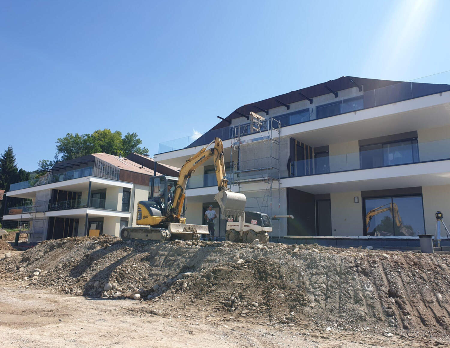Photo de l'aménagement extérieur d'une maison